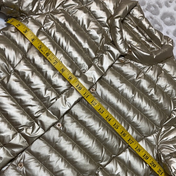 J. McLaughlin Short-sleeve Gold Puffer Jacket - Picture 8 of 8